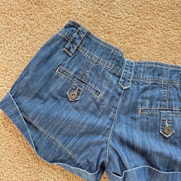 Y2K Dollhouse Blue Micro Shorts 3 - Picture 5 of 6